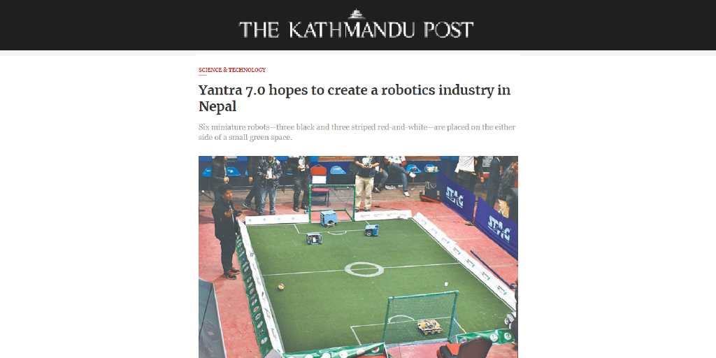 Yantra 7.0 hopes to create a robotics industry in Nepal-100